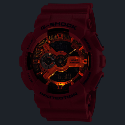 Reloj Análogo Casual Rojo de Hombre