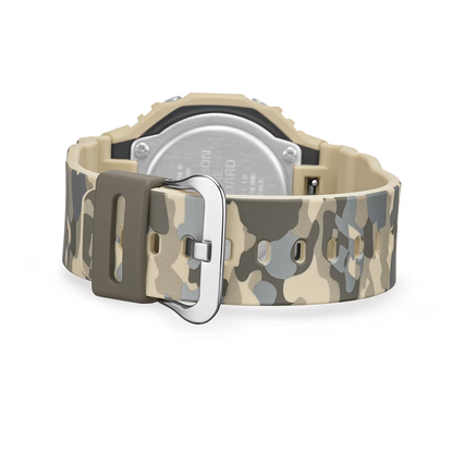 Reloj Análogo Digital Casual Crema Camuflaje de Hombre