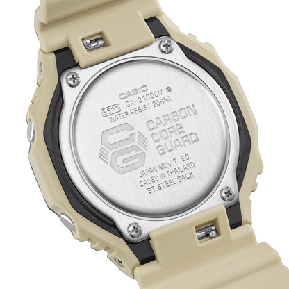 Reloj Análogo Digital Casual Crema Camuflaje de Hombre