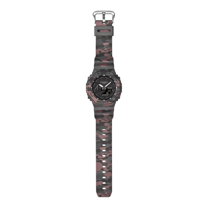 Reloj Análogo Digital Casual Negro Camuflaje de Hombre