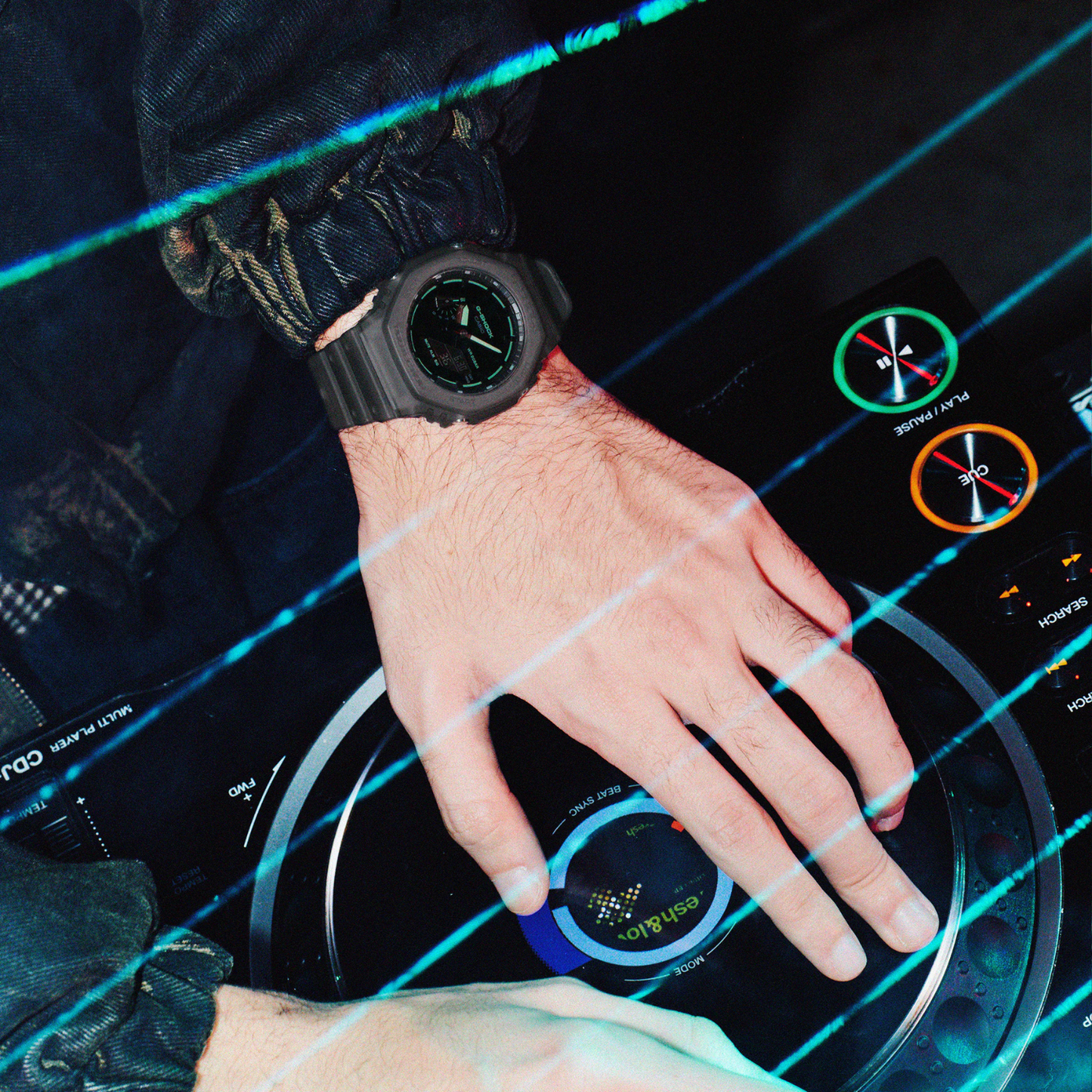Reloj Análogo Digital Casual Gris de Hombre