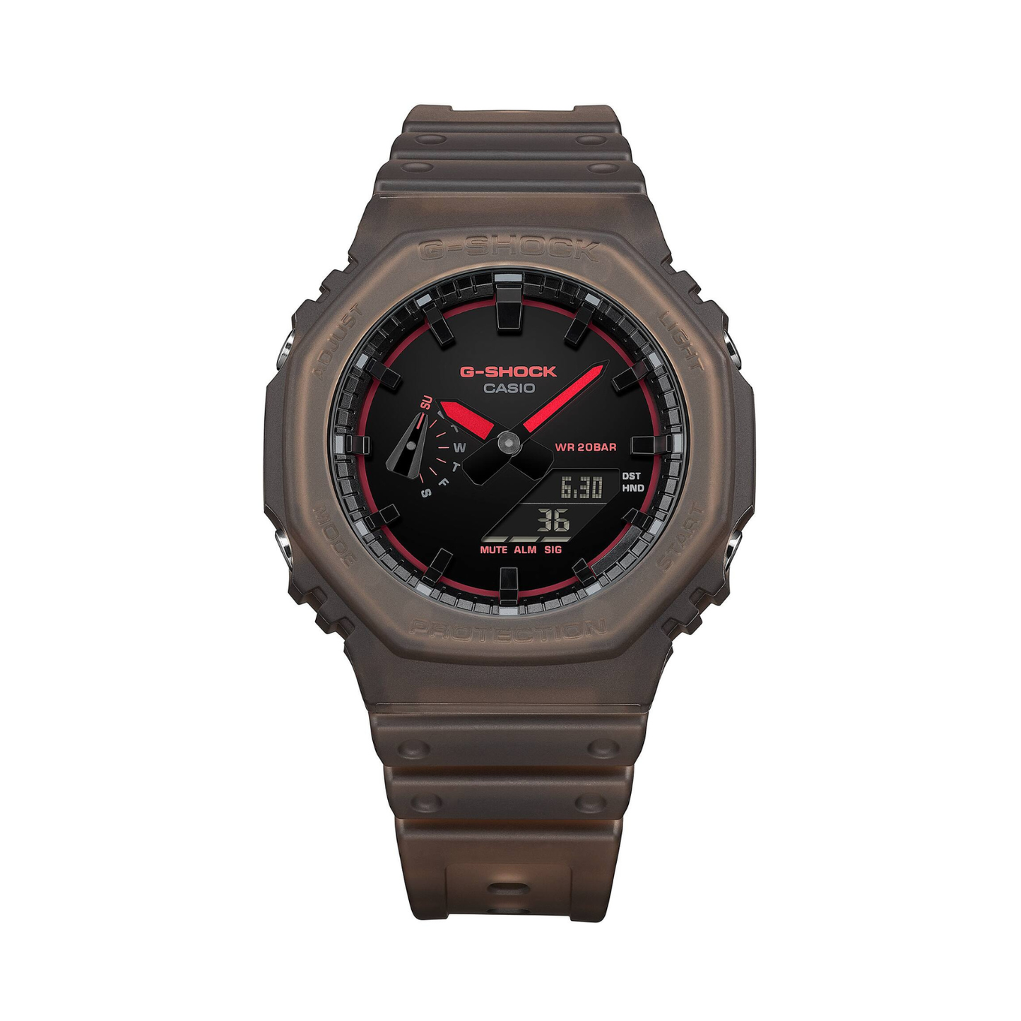 Reloj Análogo Digital Casual Chocolate de Hombre