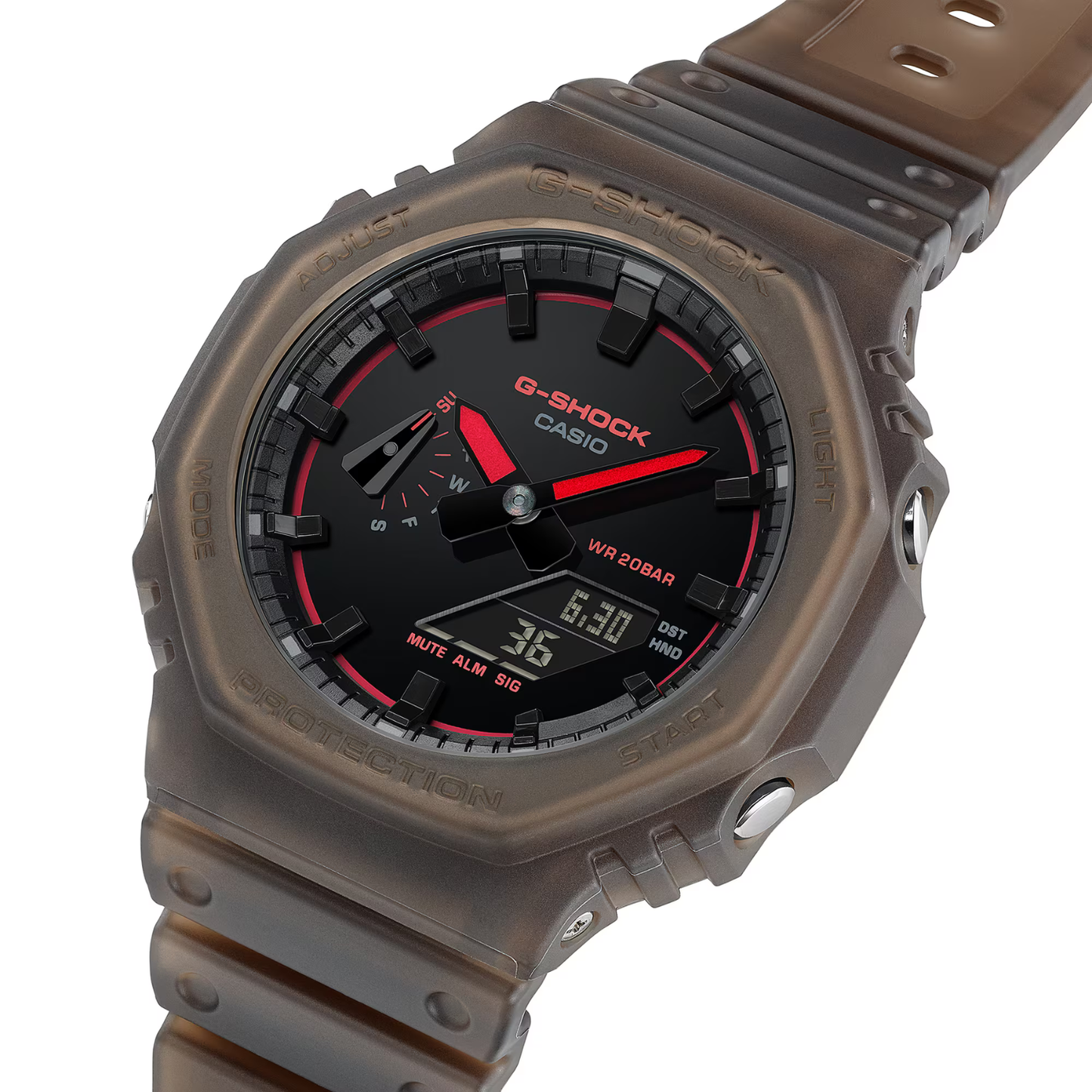 Reloj Análogo Digital Casual Chocolate de Hombre