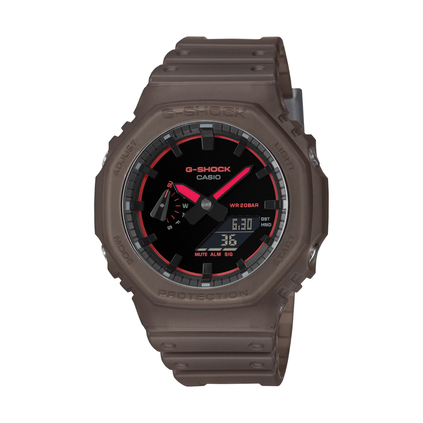 Reloj Análogo Digital Casual Chocolate de Hombre