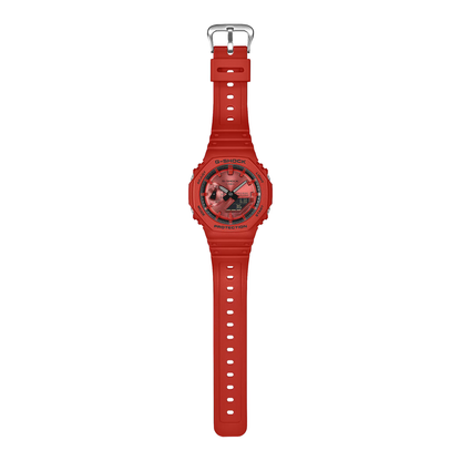 Reloj Análogo Digital Casual Rojo de Hombre