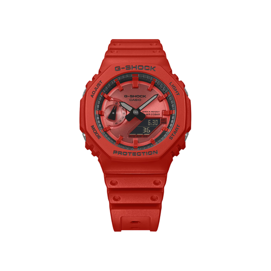 Reloj Análogo Digital Casual Rojo de Hombre