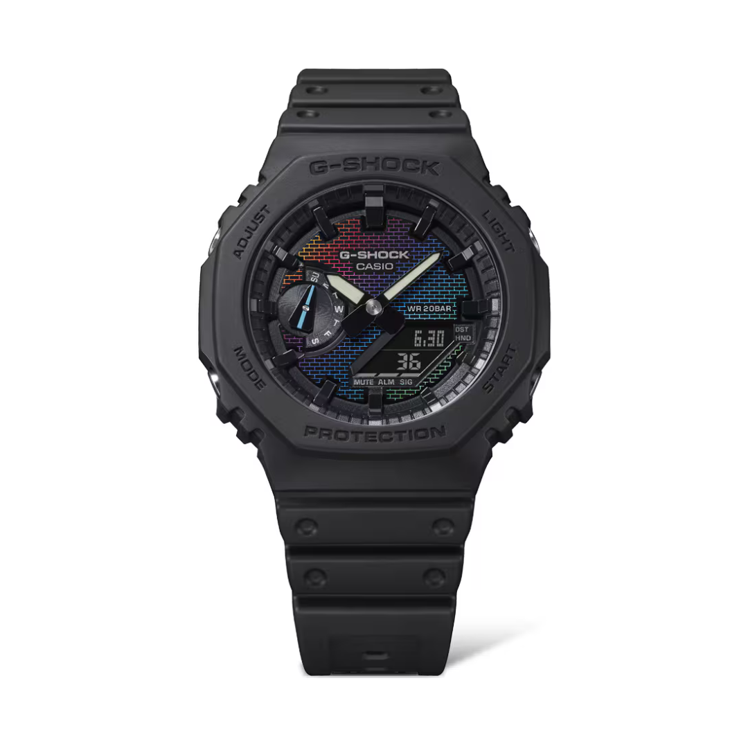 Reloj Análogo Digital Casual Negro de Hombre