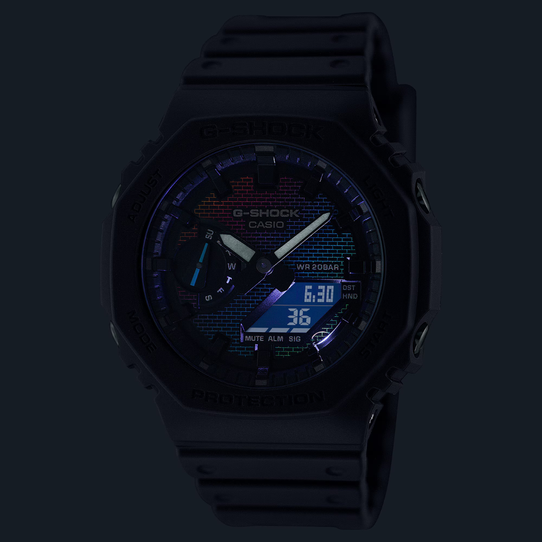 Reloj Análogo Digital Casual Negro de Hombre