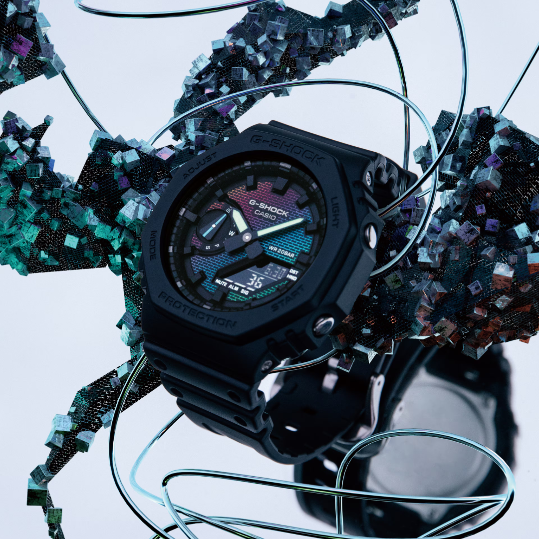 Reloj Análogo Digital Casual Negro de Hombre