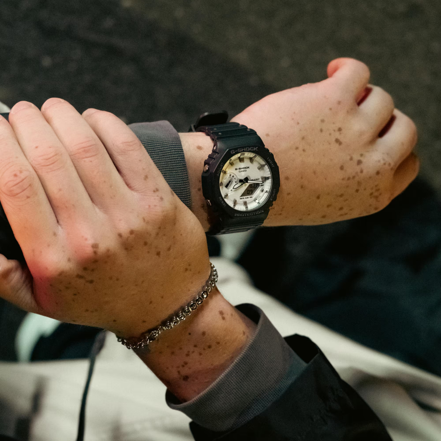 Reloj Análogo Digital Casual Negro de Hombre