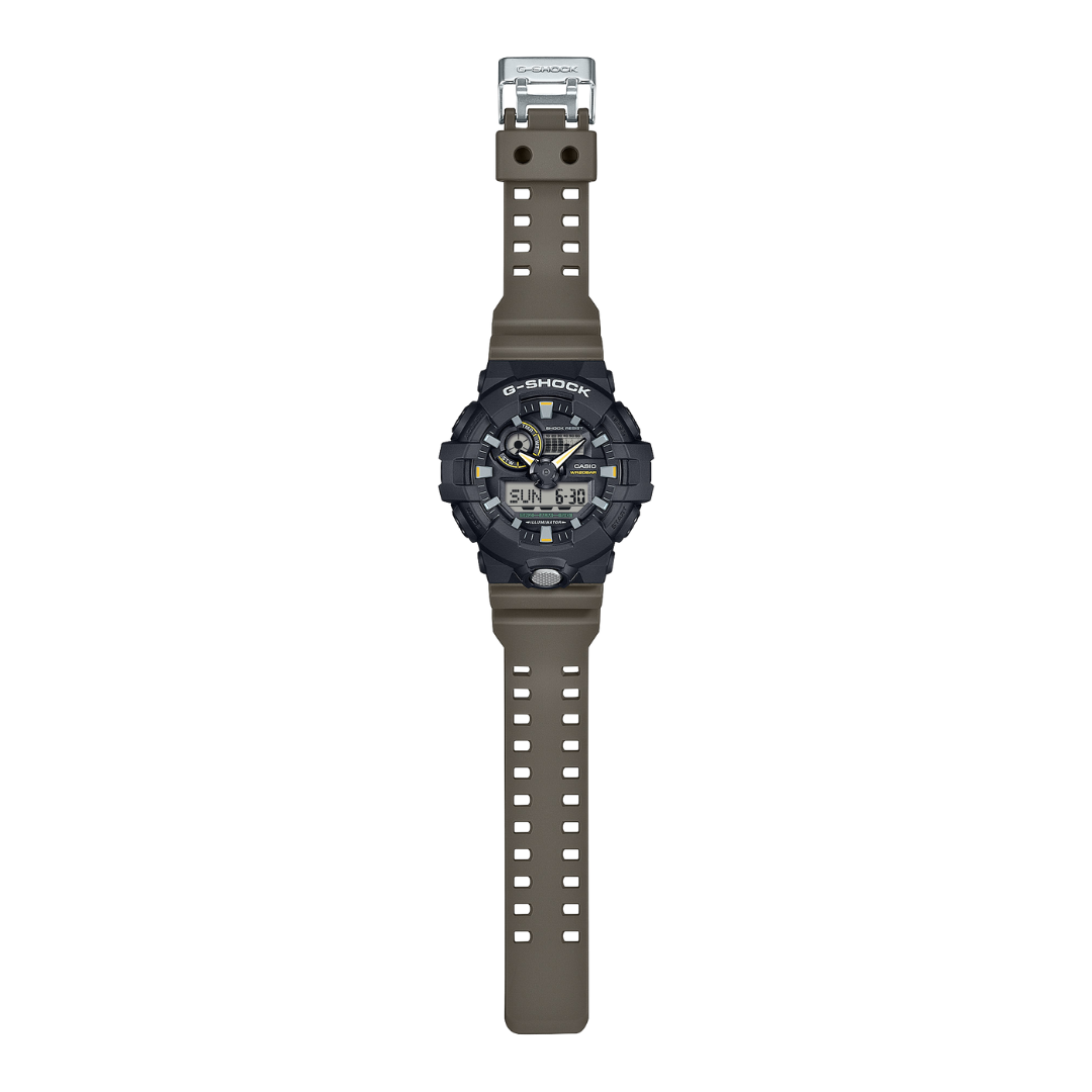 Reloj Análogo Digital Casual Negro de Hombre