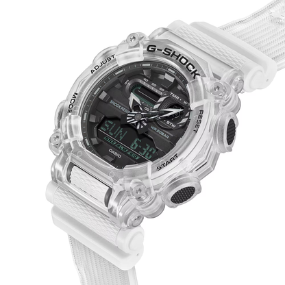 Reloj Análogo Digital Deportivo Transparente de Hombre Serie Sound Wave