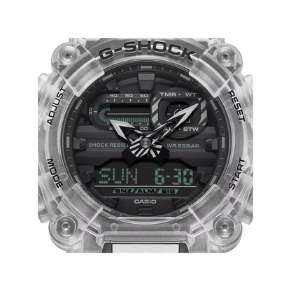 Reloj Análogo Digital Deportivo Transparente de Hombre Serie Sound Wave