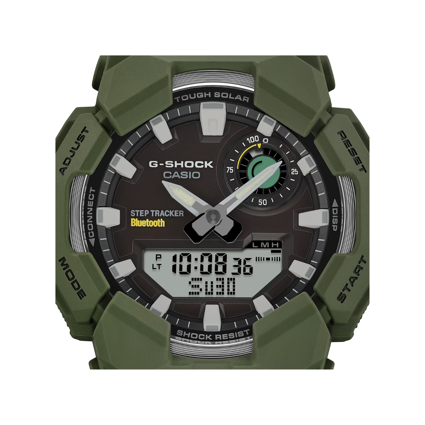 Reloj Análogo Digital Deportivo Verde de Hombre