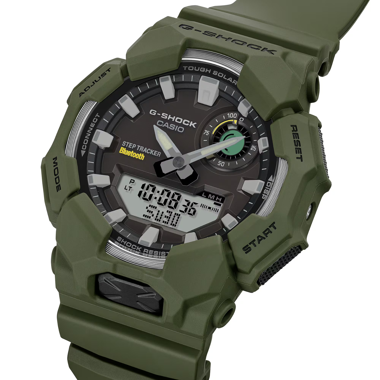 Reloj Análogo Digital Deportivo Verde de Hombre