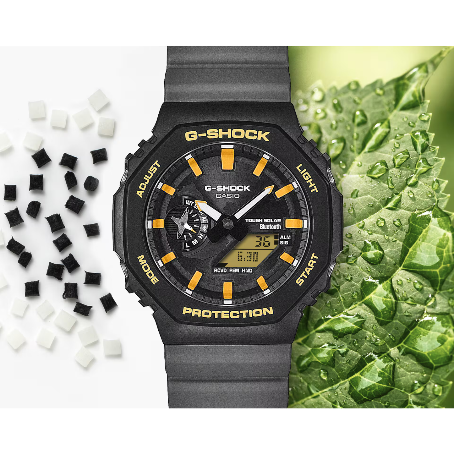 Reloj Análogo Digital Sport Negro de Hombre Modelo de Colaboración de la Fundación Charles Darwin