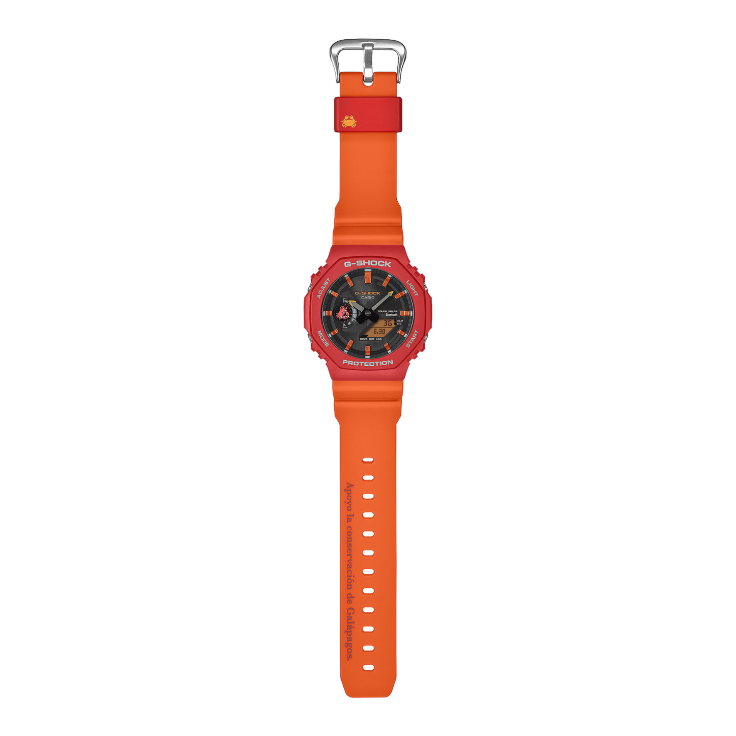 Reloj Análogo Digital Sport Naranja de Hombre Modelo de Colaboración de la Fundación Charles Darwin