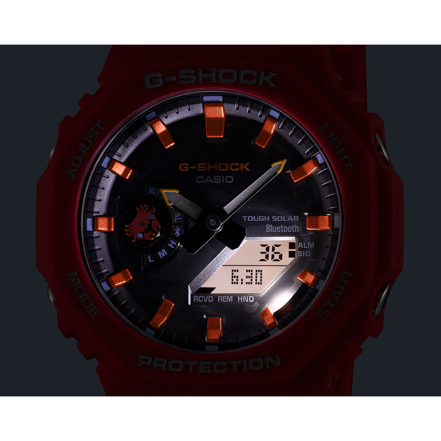 Reloj Análogo Digital Sport Naranja de Hombre Modelo de Colaboración de la Fundación Charles Darwin