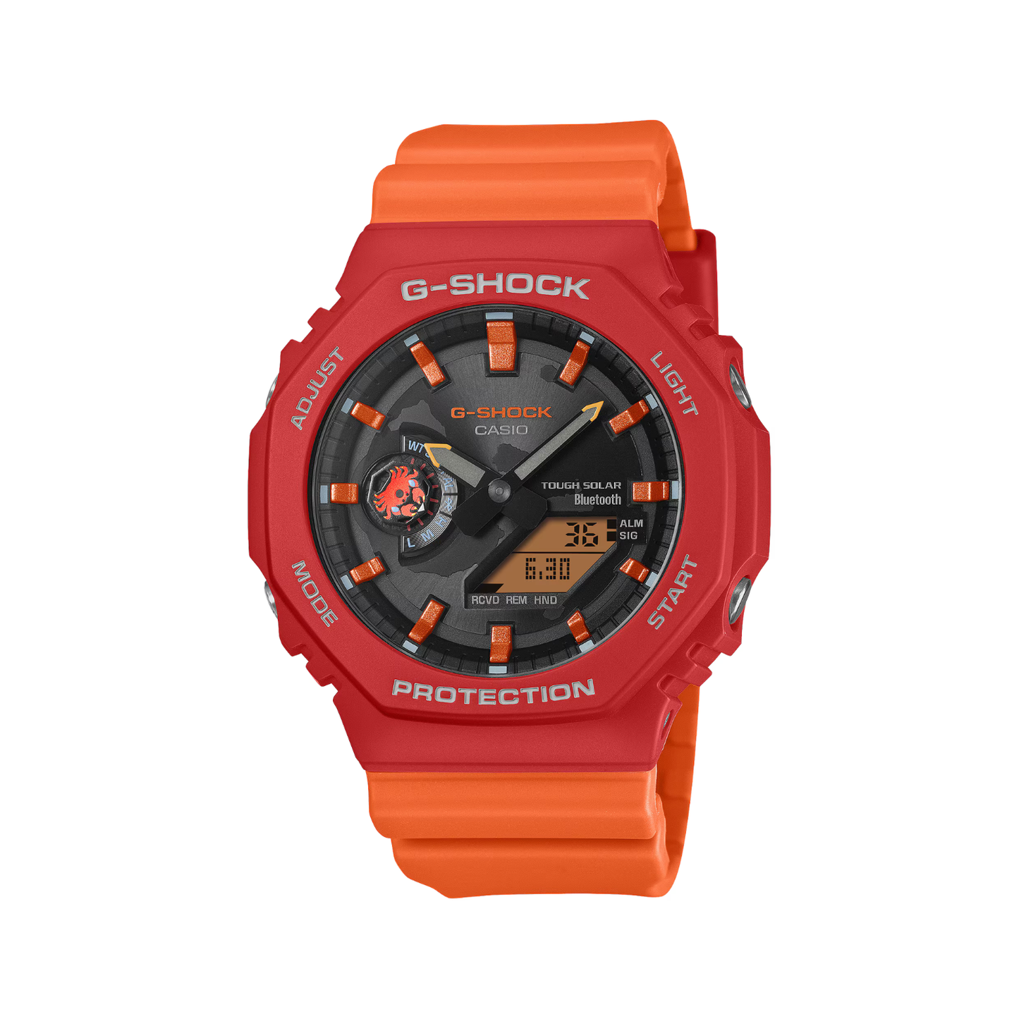 Reloj Análogo Digital Sport Naranja de Hombre Modelo de Colaboración de la Fundación Charles Darwin