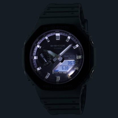 Reloj Análogo Digital Casual Gris Oscuro de Hombre