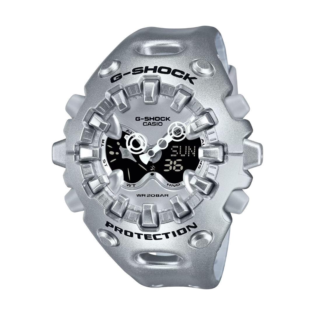Reloj Análogo Digital Casual/Juvenil Plata Metalizado de Hombre