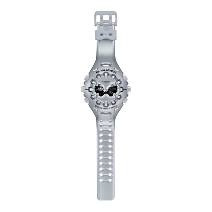 Reloj Análogo Digital Casual/Juvenil Plata Metalizado de Hombre