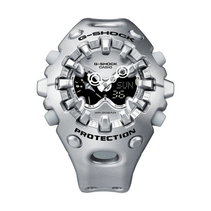 Reloj Análogo Digital Casual/Juvenil Plata Metalizado de Hombre