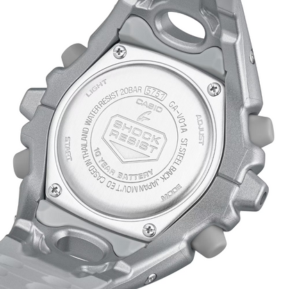 Reloj Análogo Digital Casual/Juvenil Plata Metalizado de Hombre
