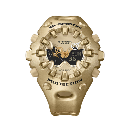 Reloj Análogo Digital Casual Dorado de Hombre