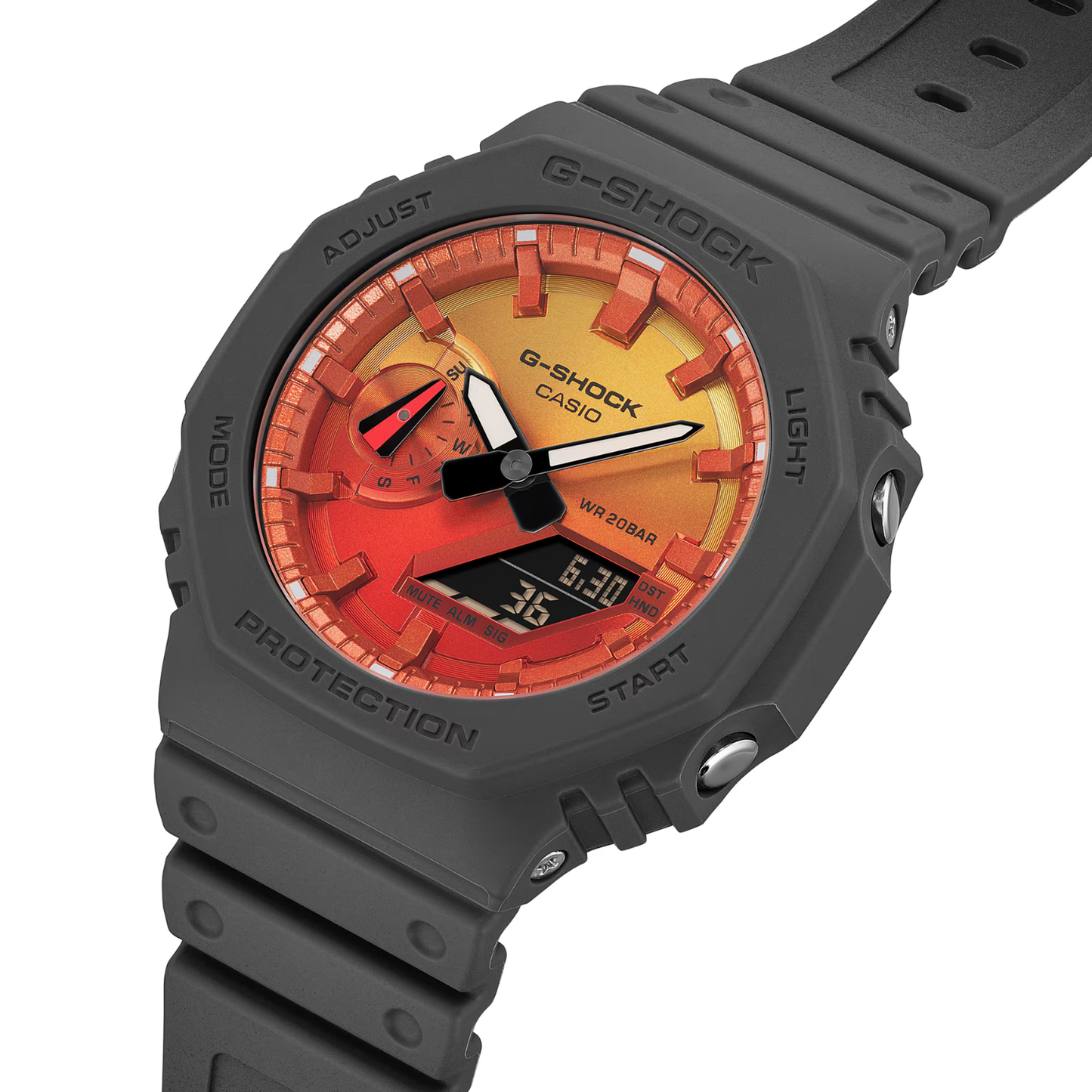 Reloj Análogo Digital Casual Negro de Hombre