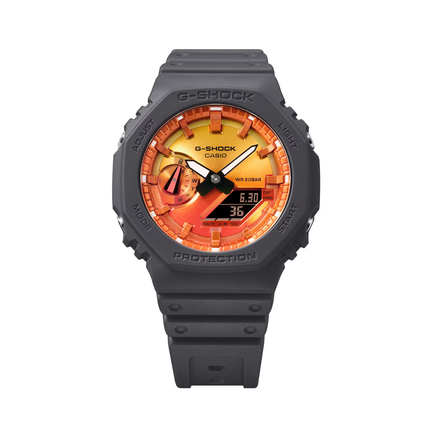 Reloj Análogo Digital Casual Negro de Hombre