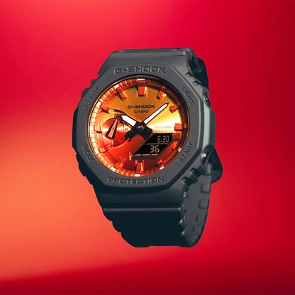 Reloj Análogo Digital Casual Negro de Hombre