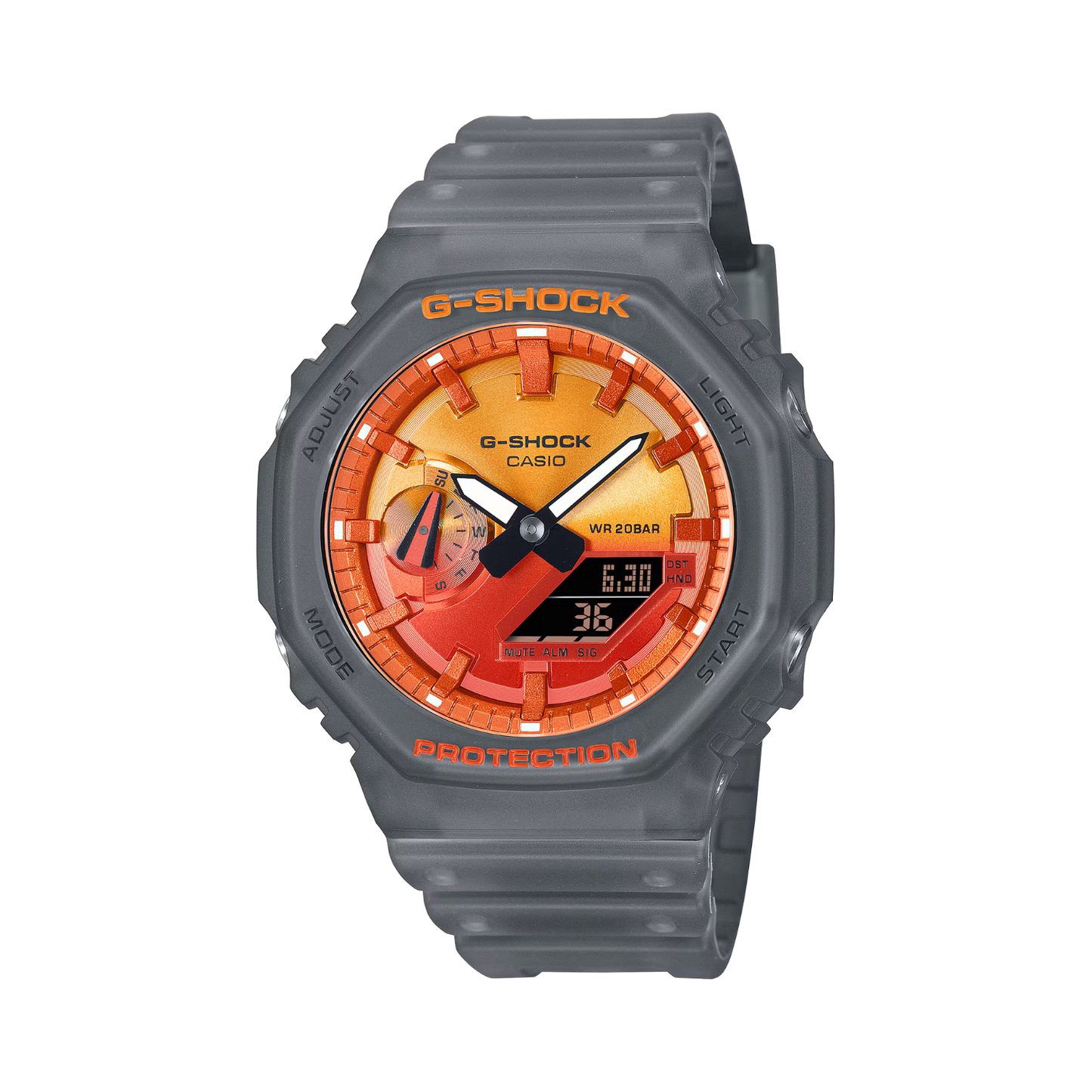 Reloj Análogo Digital Casual Negro Clear de Hombre
