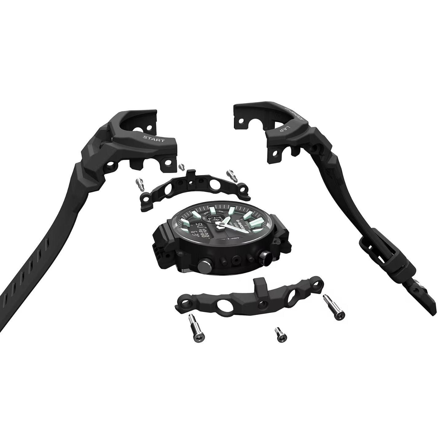Reloj Análogo Digital Deportivo Negro de Hombre