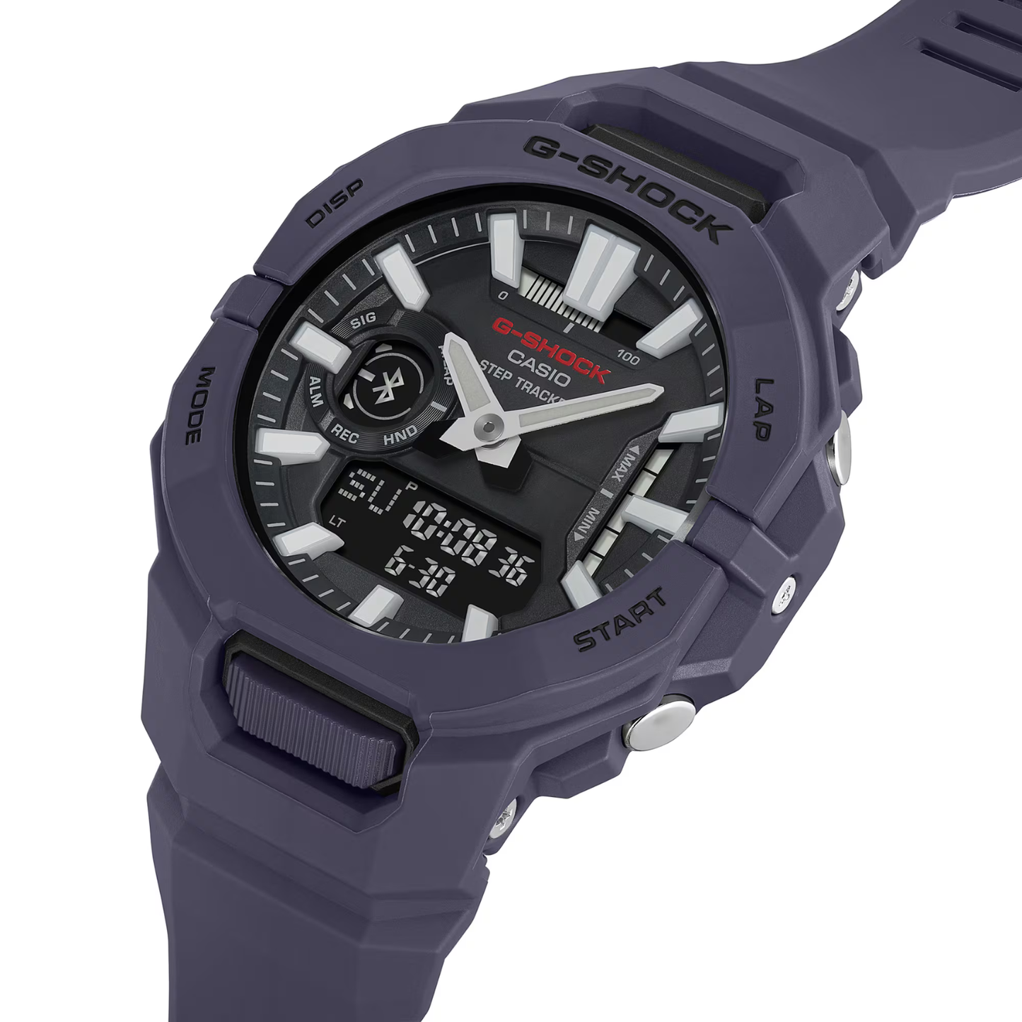 Reloj Análogo Digital Deportivo Morado de Hombre