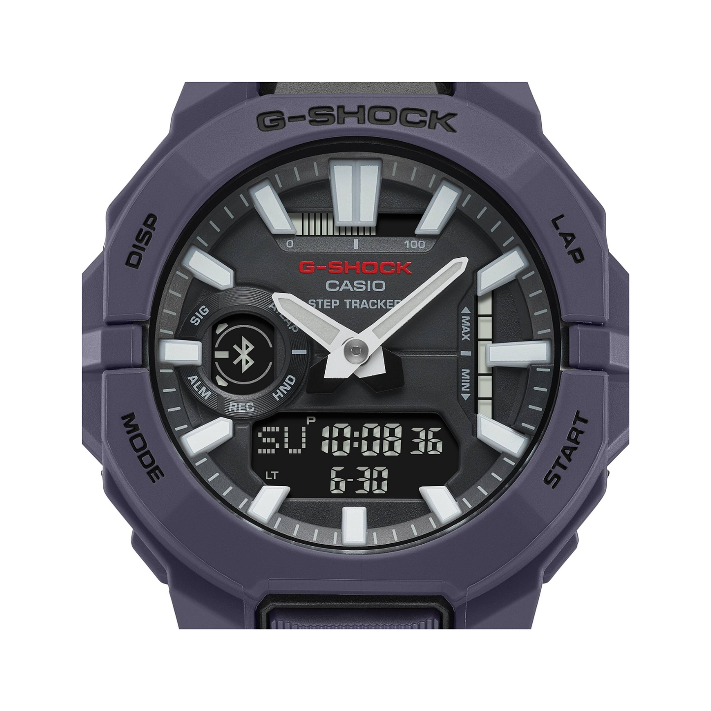 Reloj Análogo Digital Deportivo Morado de Hombre
