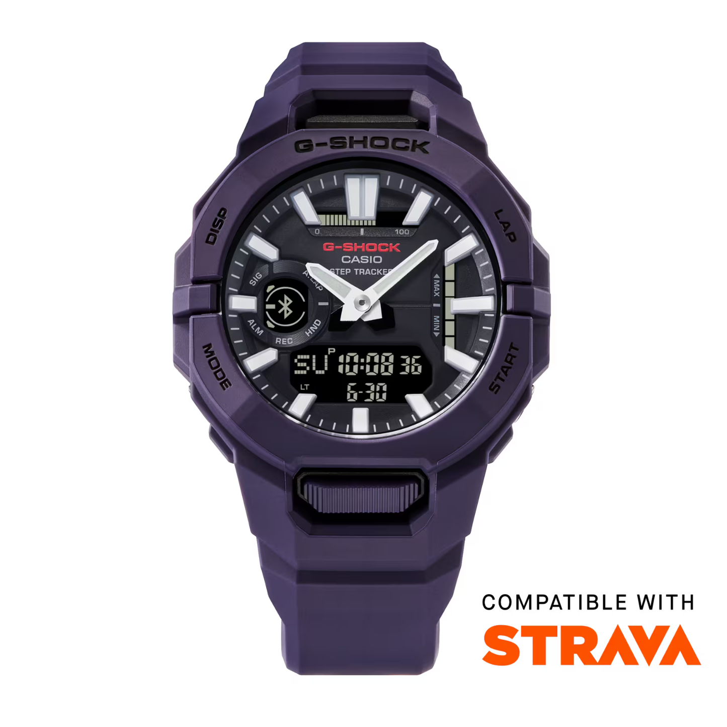 Reloj Análogo Digital Deportivo Morado de Hombre