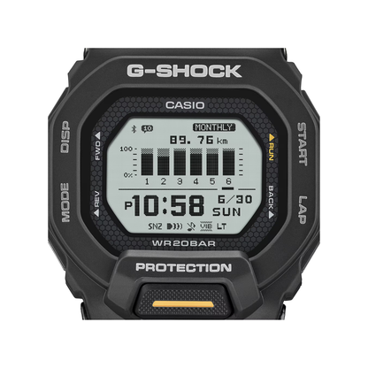 Reloj Análogo Deportivo Negro de Hombre