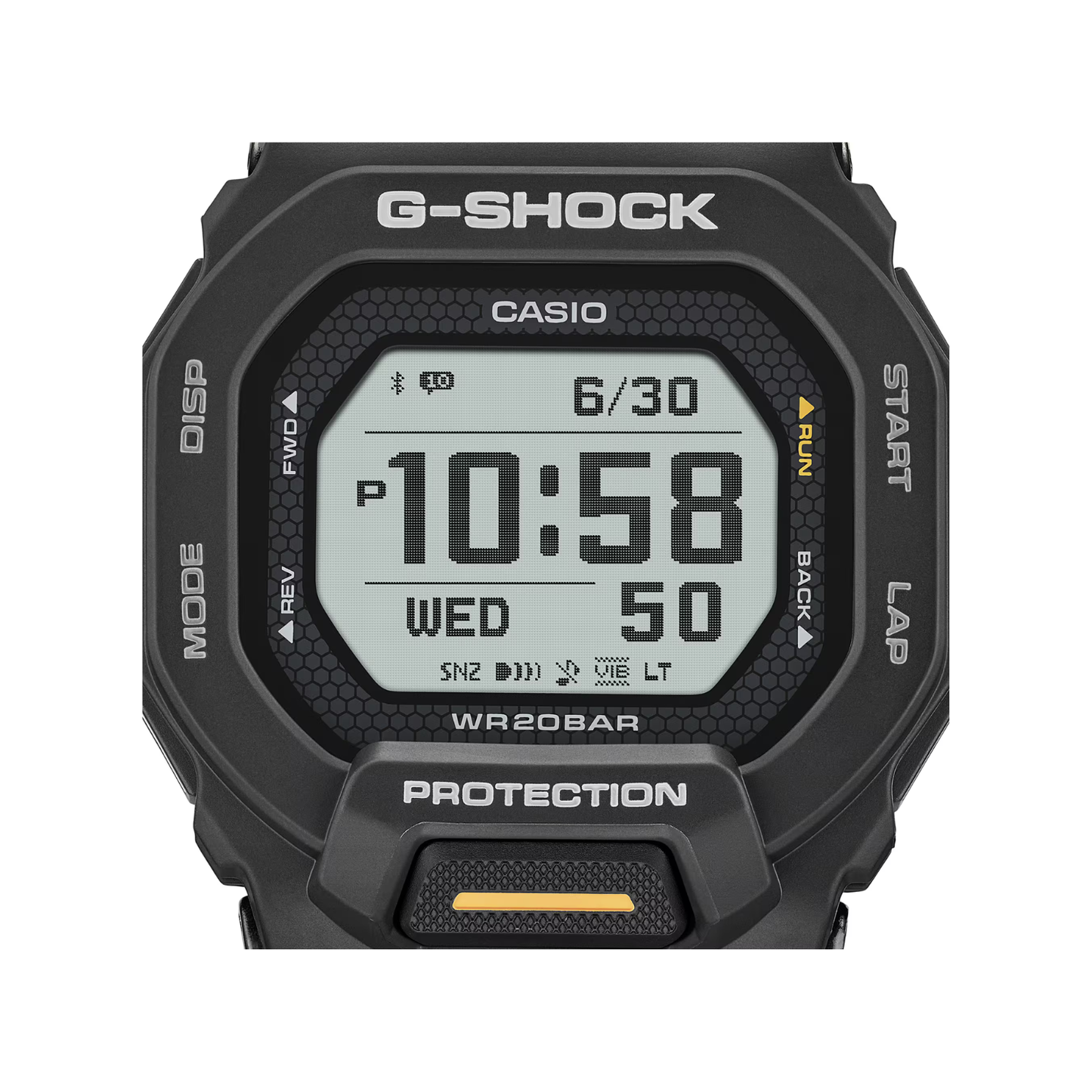 Reloj Análogo Deportivo Negro de Hombre