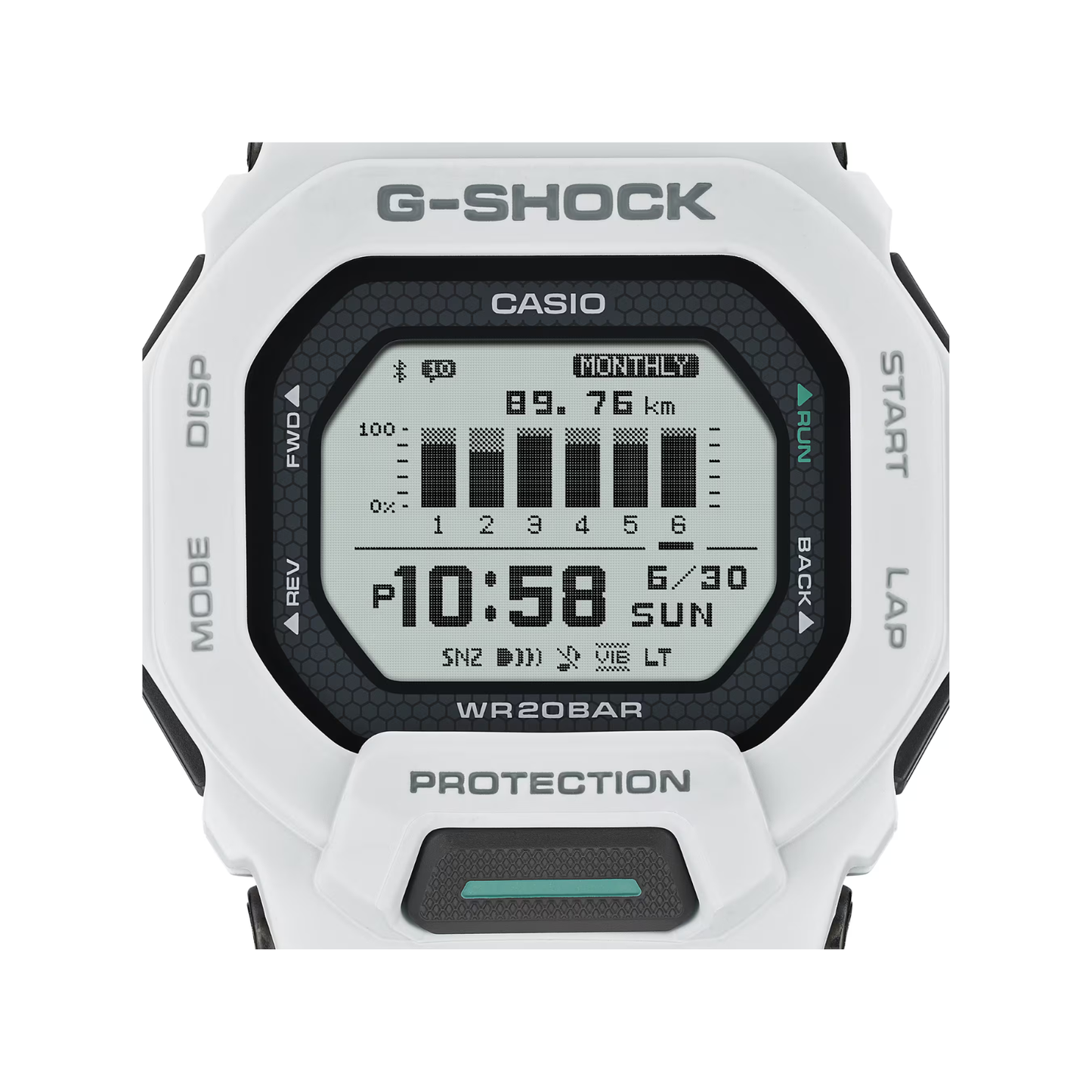 Reloj Análogo Deportivo Blanco de Hombre