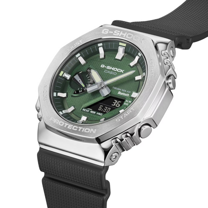 Reloj Análogo Digital Bluetooth Ejecutivo Plateado de Hombre