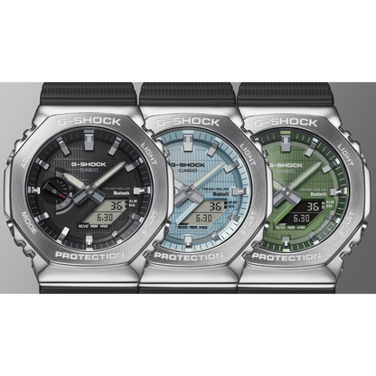 Reloj Análogo Digital Bluetooth Ejecutivo Plateado de Hombre