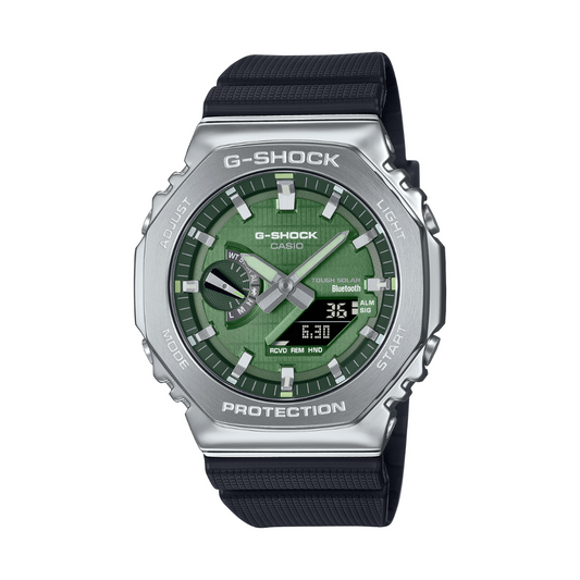Reloj Análogo Digital Bluetooth Ejecutivo Plateado de Hombre