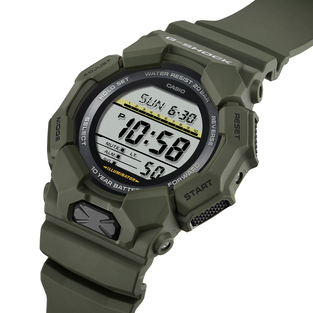 Reloj Digital Casual Verde de Hombre