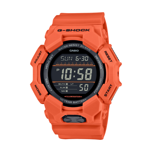 Reloj Digital Casual Naranja de Hombre