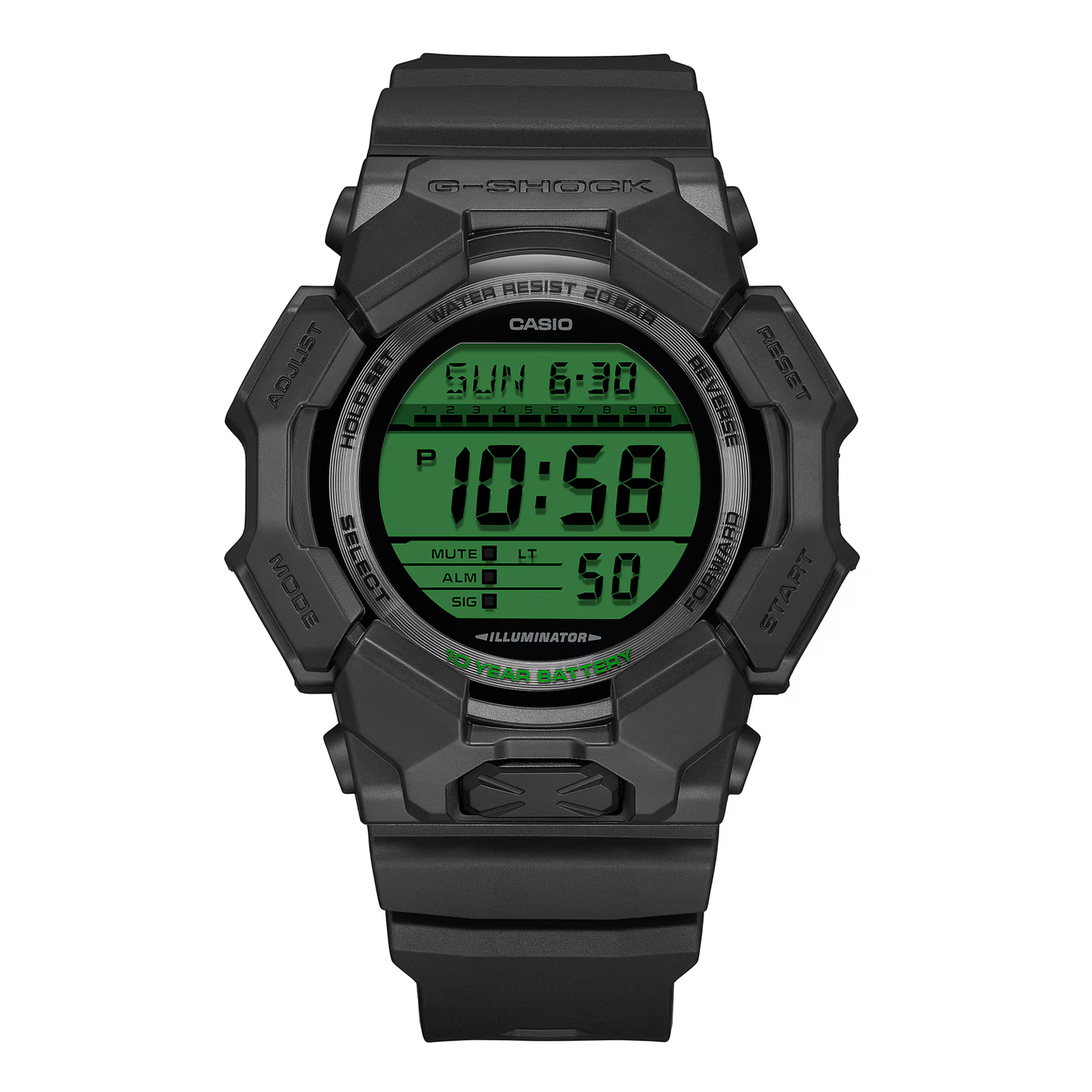 Reloj Análogo Digital Deportivo Negro de Hombre