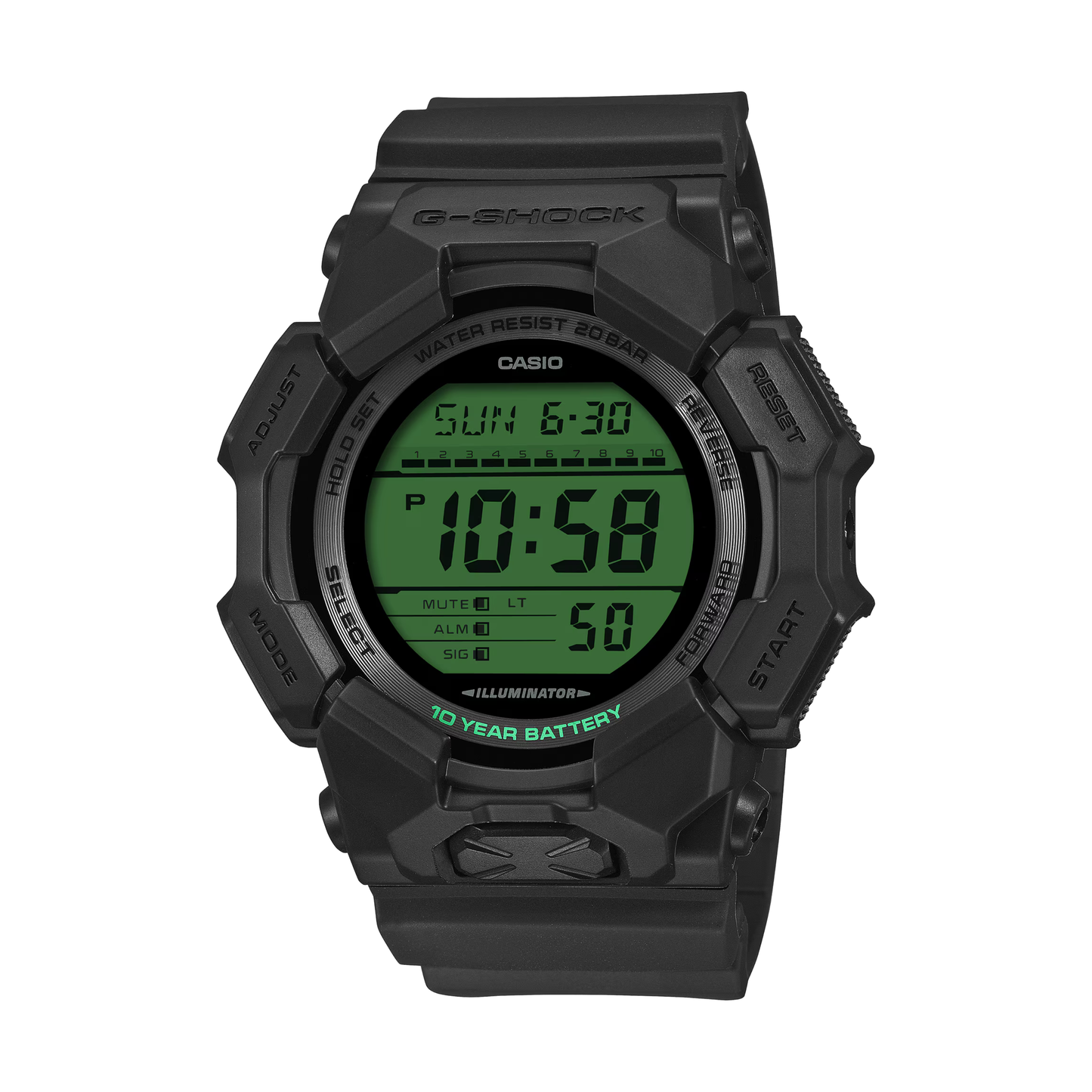 Reloj Análogo Digital Deportivo Negro de Hombre