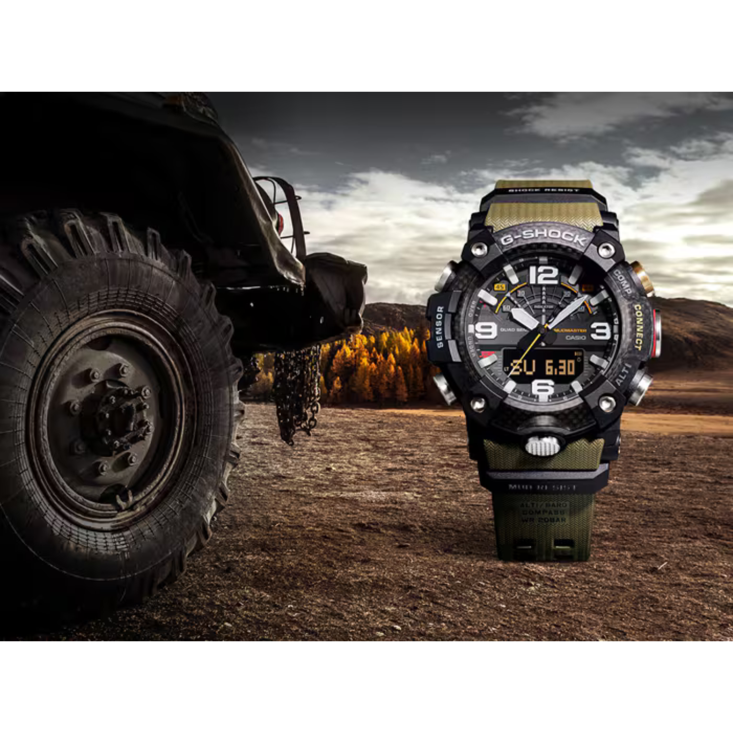 Reloj Análogo Digital Deportivo Negro de Hombre Serie Mudmaster