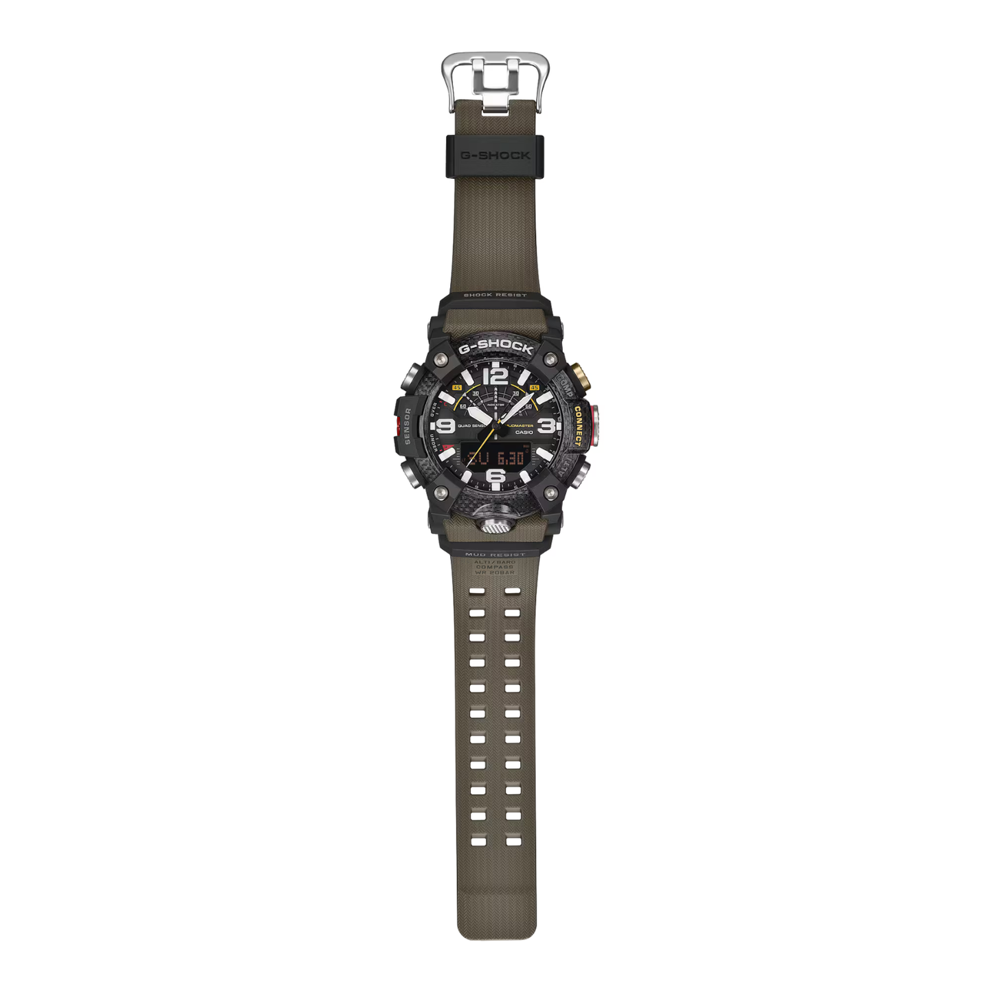 Reloj Análogo Digital Deportivo Master of G Mudmaster Negro de Hombre