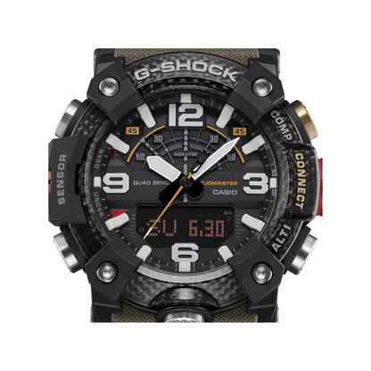 Reloj Análogo Digital Deportivo Master of G Mudmaster Negro de Hombre
